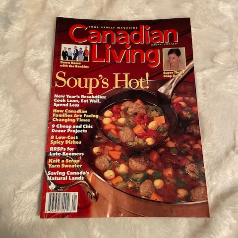 Canadian Living Magazine  Rankin Family January 1997 Vintage
